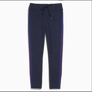 J Crew High-waisted leggings with side stripe
